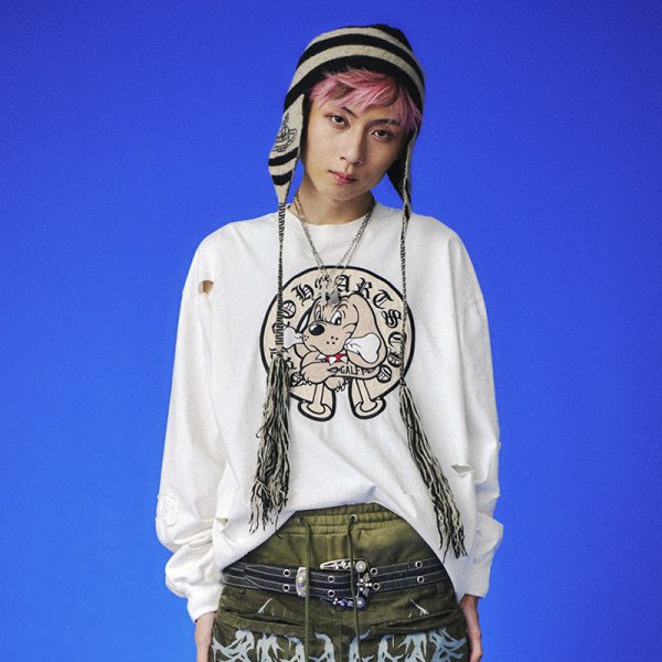 画像12: GALFY(ガルフィー) “百合の紋紋ボロンTee” (12)