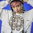 画像1: GALFY(ガルフィー) “百合の紋紋ボロンTee” (1)