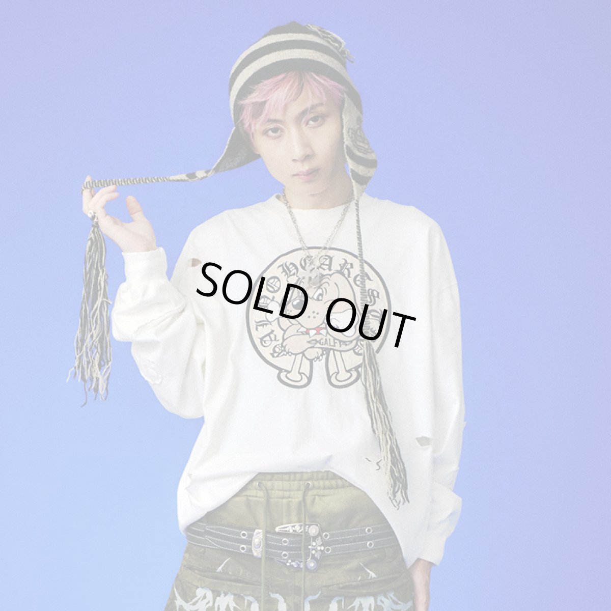 画像13: 【30%OFF】GALFY(ガルフィー) “百合の紋紋ボロンTee” (13)