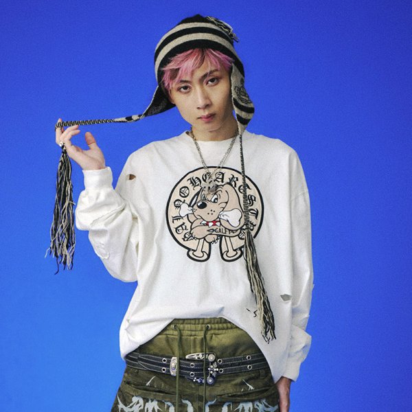 画像13: GALFY(ガルフィー) “百合の紋紋ボロンTee” (13)