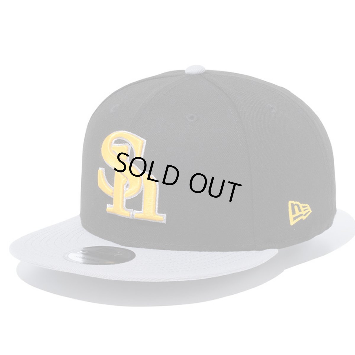 画像1: NEWERA（ニューエラ）“9FIFTY 福岡ソフトバンクホークス ブラック グレーバイザー” (1)