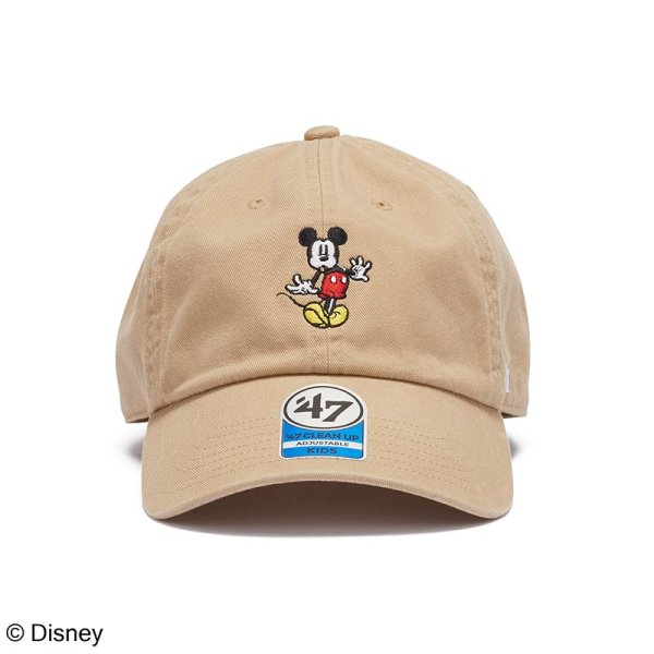 画像2: 【キッズ】'47 (フォーティーセブン) “キッズ クリーンナップ Disney ディズニー ミッキーマウス カーキ” (2)