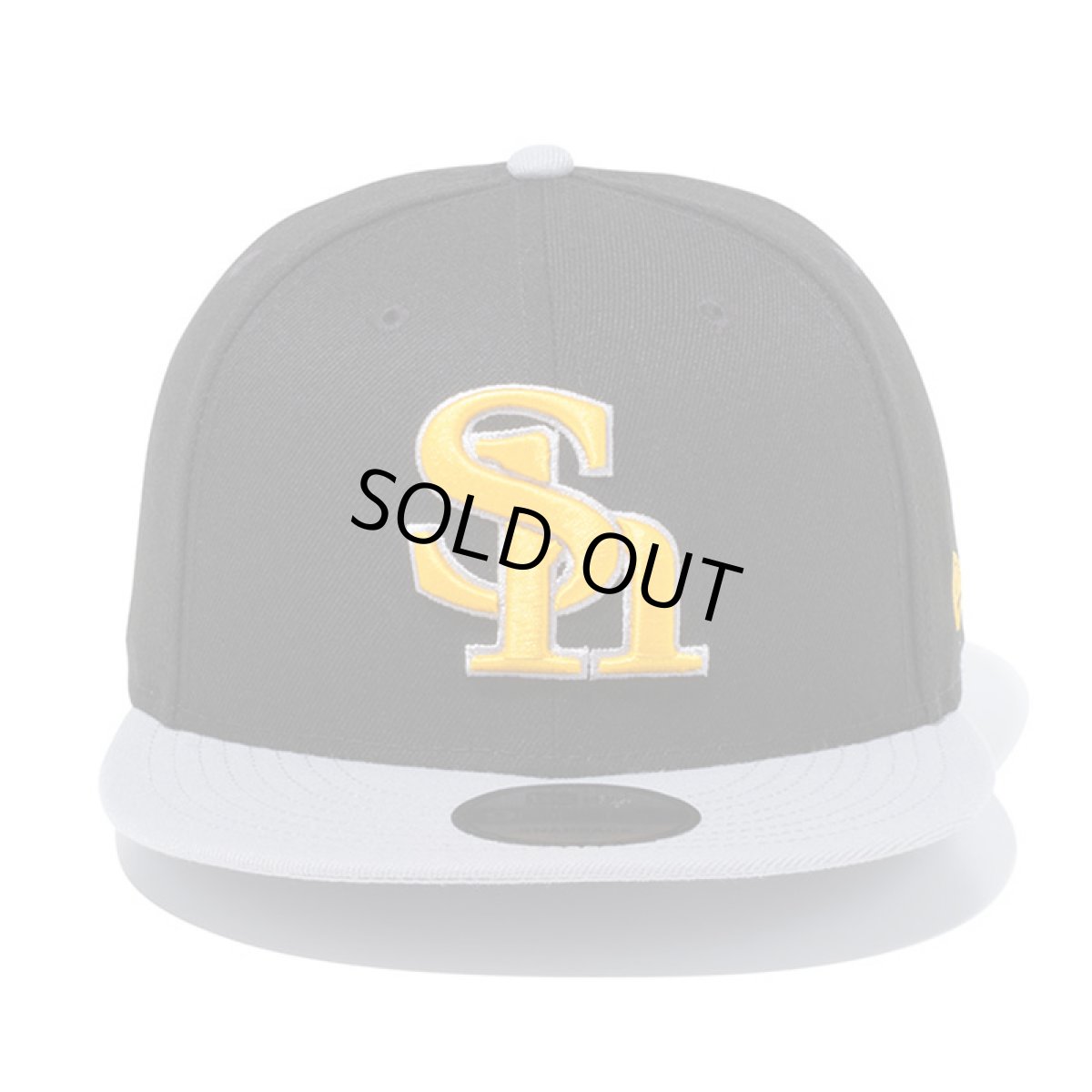 画像2: NEWERA（ニューエラ）“9FIFTY 福岡ソフトバンクホークス ブラック グレーバイザー” (2)