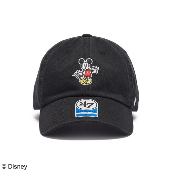 画像2: 【キッズ】'47 (フォーティーセブン) “キッズ クリーンナップ Disney ディズニー ミッキーマウス ブラック” (2)
