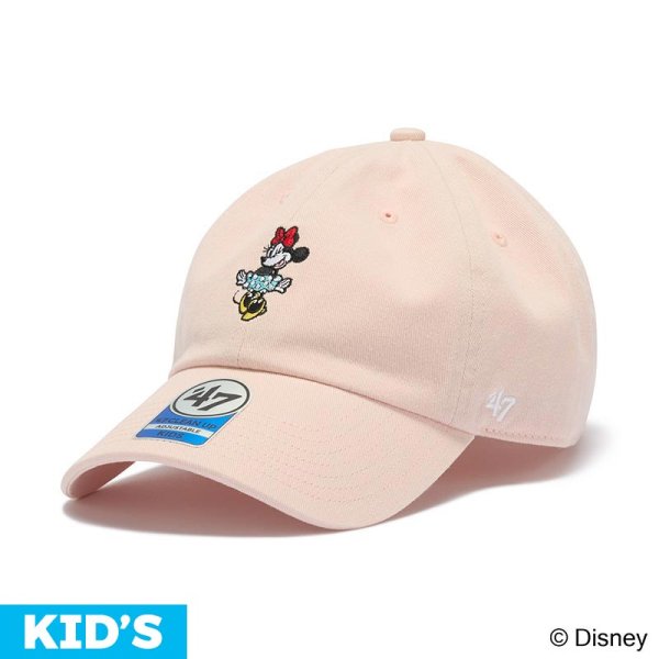 画像1: 【キッズ】'47 (フォーティーセブン) “キッズ クリーンナップ Disney ディズニー ミニーマウス ピンク” (1)
