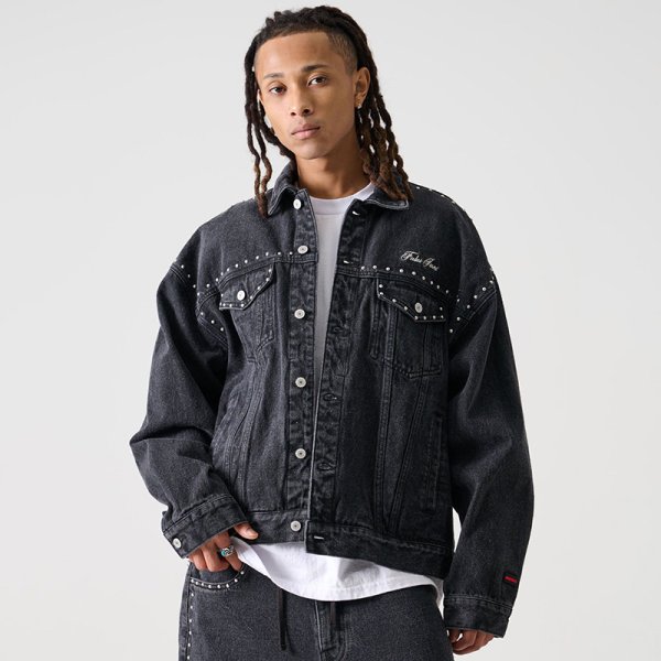 画像18: FUBU（フブ） “STUDS DENIM JACKET” (18)