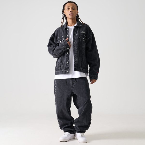 画像21: FUBU（フブ） “STUDS DENIM JACKET” (21)