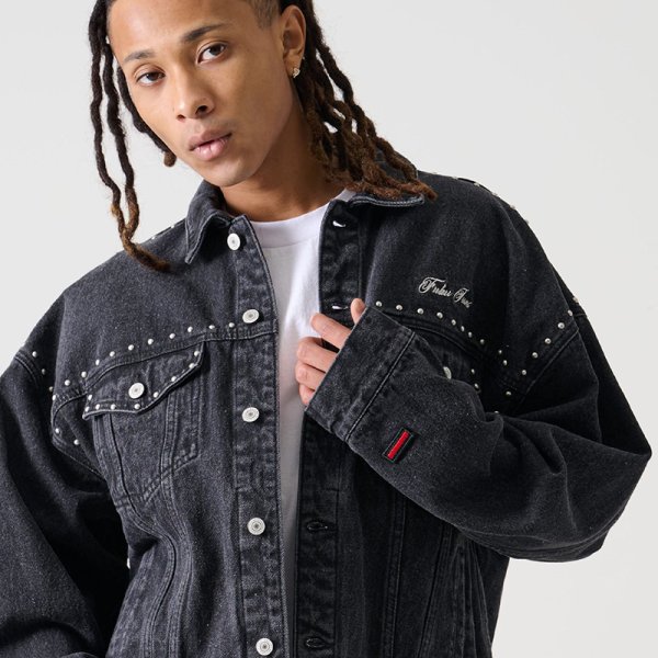 画像1: FUBU（フブ） “STUDS DENIM JACKET” (1)