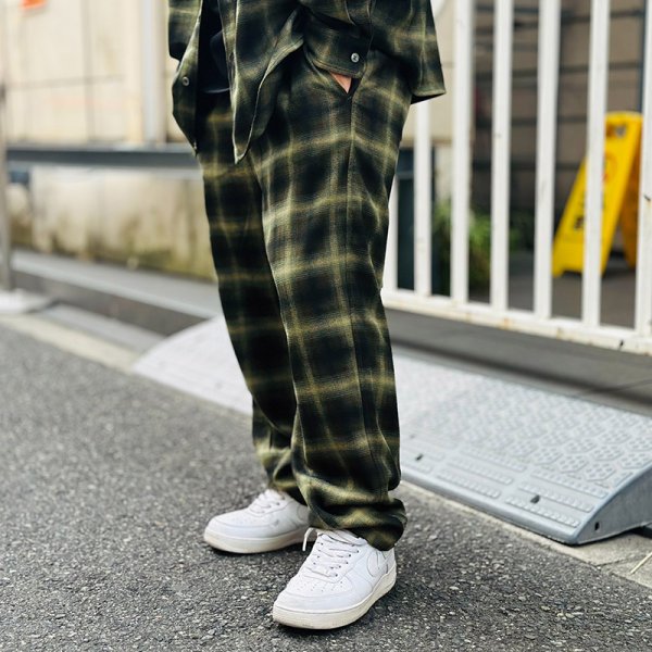画像11: 【ラストXLのみ】KINGSIZE（キングサイズ）“CHECK EASY PANTS” (11)