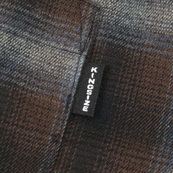画像6: 【ラストLのみ】KINGSIZE（キングサイズ）“CHECK L/S SHIRT” (6)