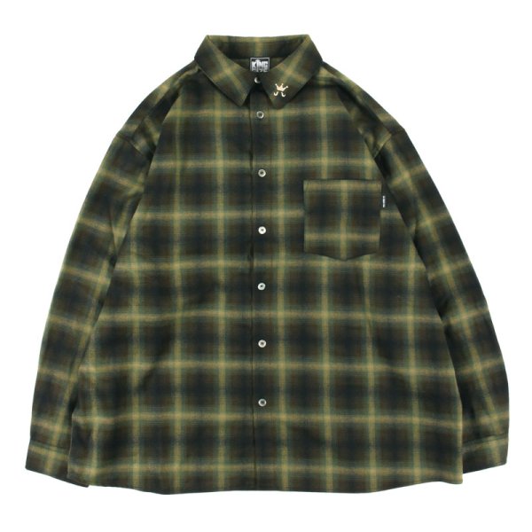画像1: KINGSIZE（キングサイズ）“CHECK L/S SHIRT” (1)
