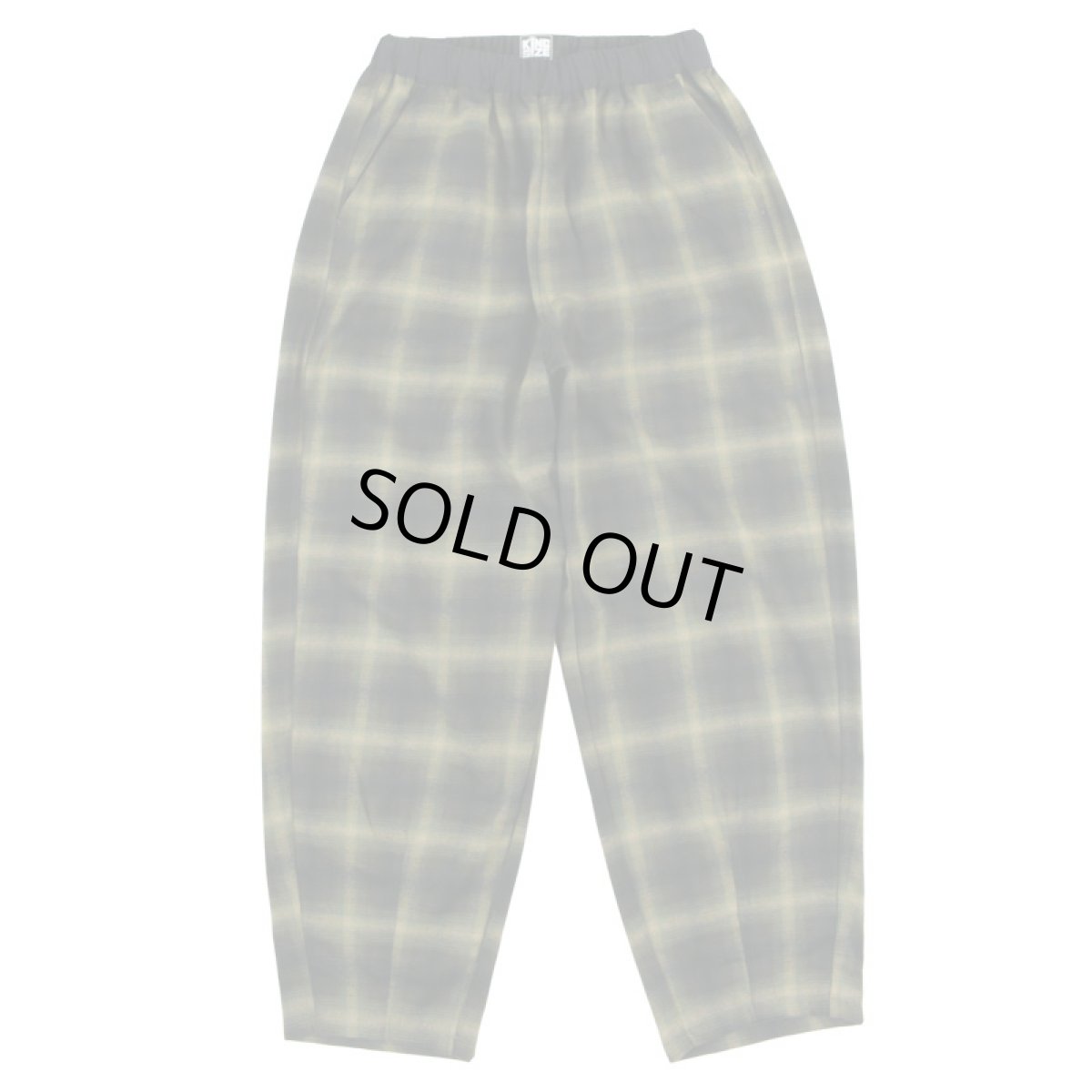 画像1: KINGSIZE（キングサイズ）“CHECK EASY PANTS” (1)