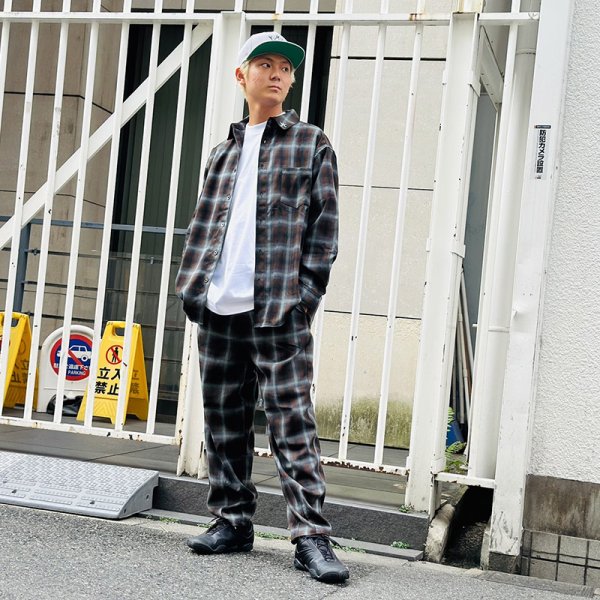 画像13: 【ラストLのみ】KINGSIZE（キングサイズ）“CHECK L/S SHIRT” (13)
