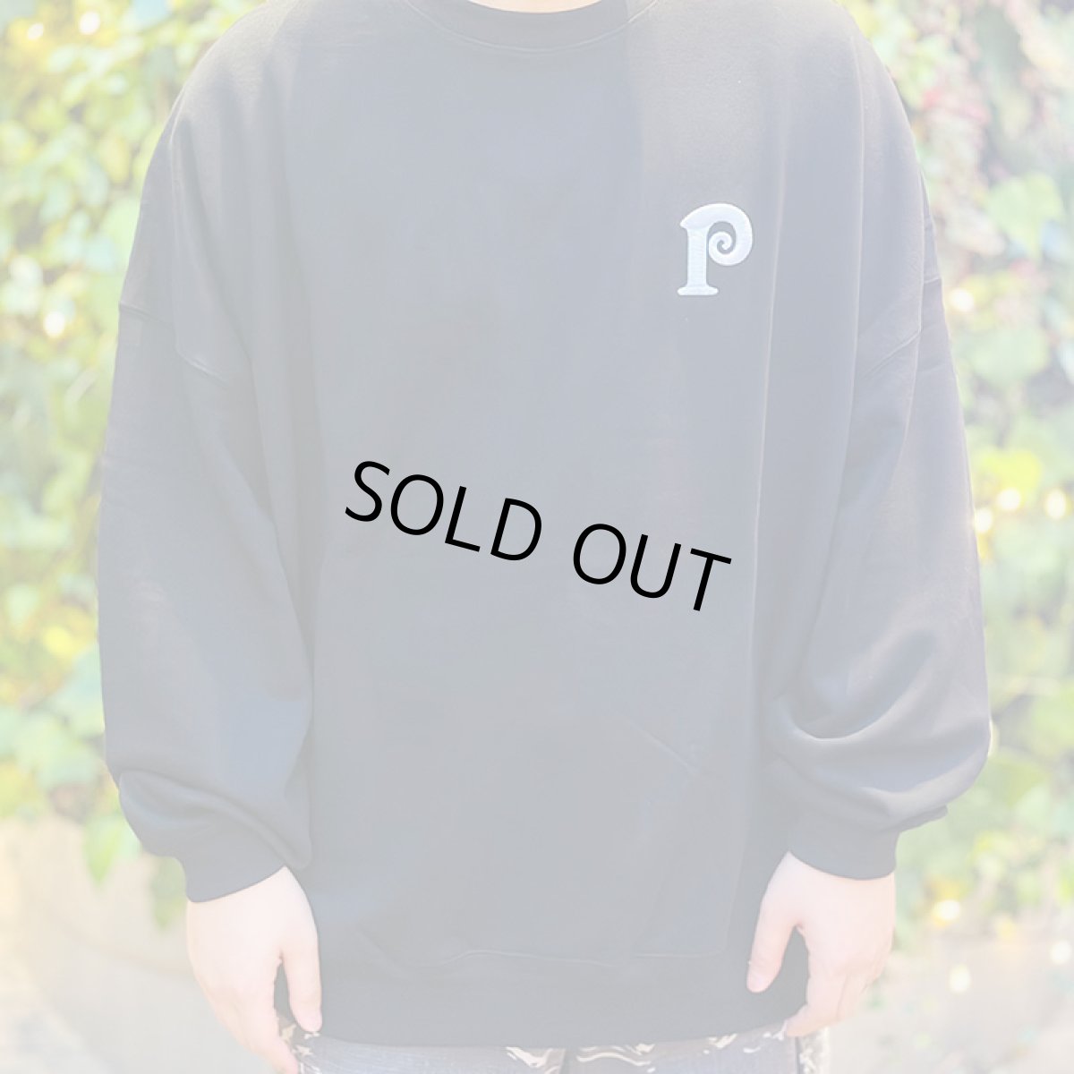 画像10: PeeTee. (ピーティー) “PEE LOGO WIDE CREW SWEAT” (10)