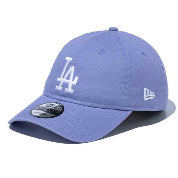 画像1: NEWERA（ニューエラ）“9TWENTY ロサンゼルス・ドジャース ウォッシュドコットン ラベンダー × ホワイト” (1)