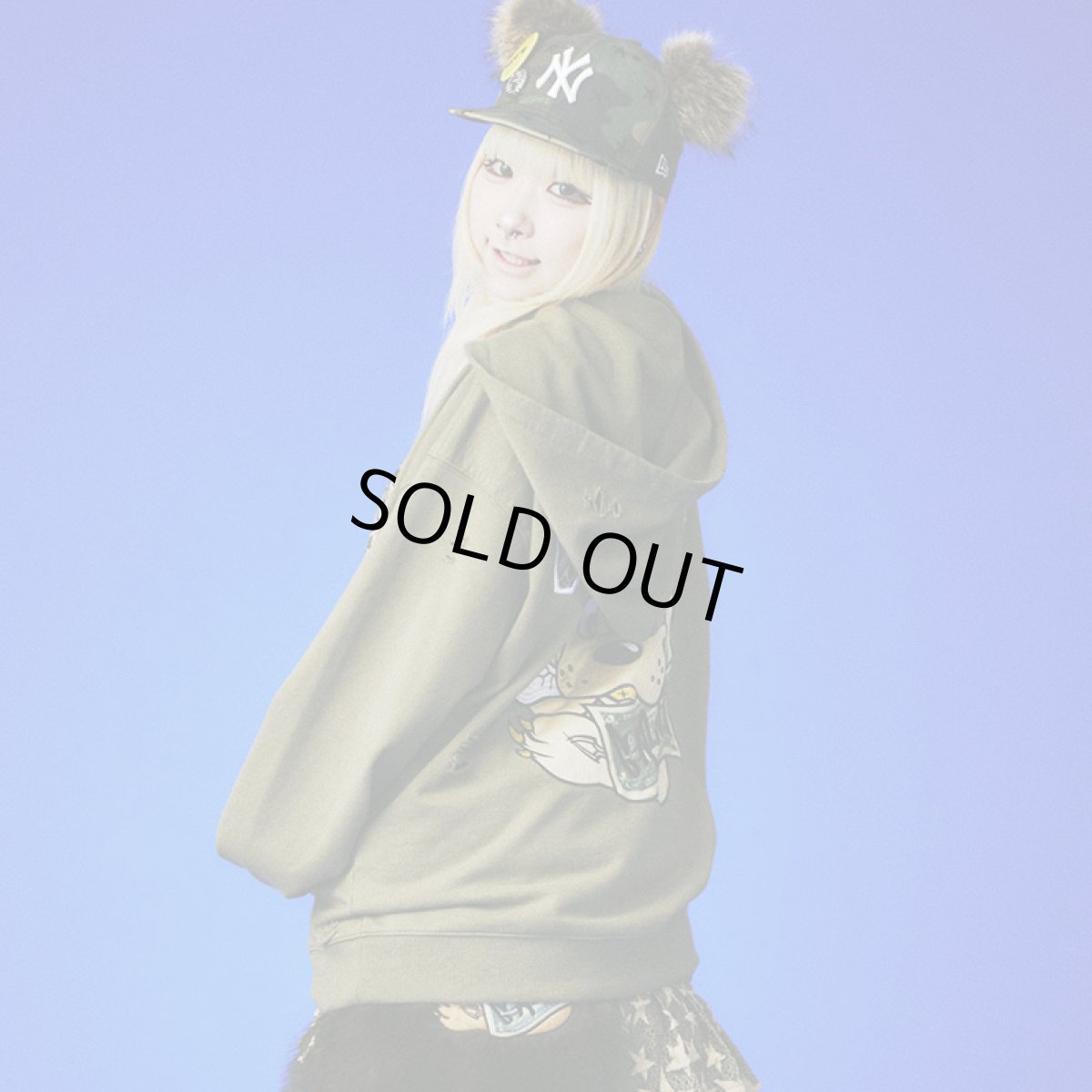 画像1: GALFY(ガルフィー) “お金大好きパーカー” (1)