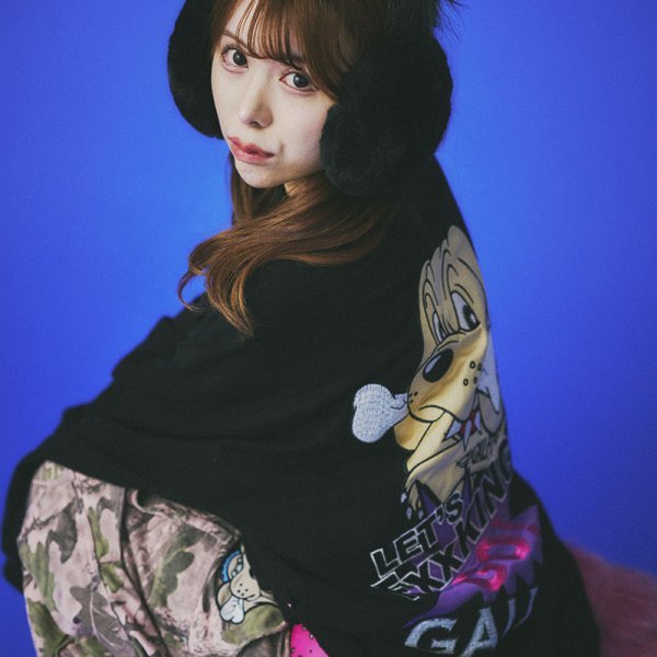 画像1: GALFY(ガルフィー) “LFG!! ロンTee” (1)