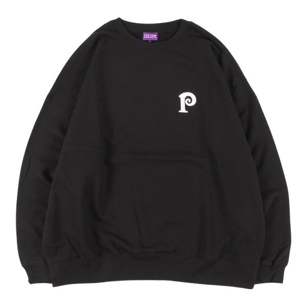 画像1: PeeTee. (ピーティー) “PEE LOGO WIDE CREW SWEAT” (1)