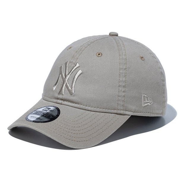 画像1: NEWERA（ニューエラ）“9TWENTY ニューヨーク・ヤンキース ウォッシュドコットン ペブル × ペブル” (1)