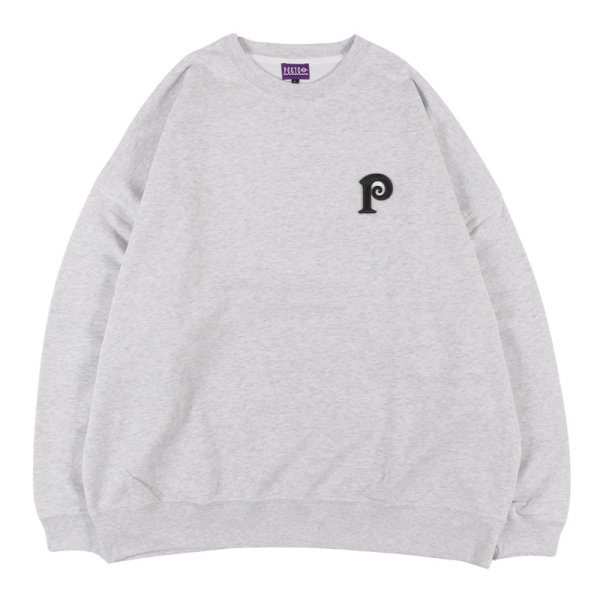 画像1: PeeTee. (ピーティー) “PEE LOGO WIDE CREW SWEAT” (1)