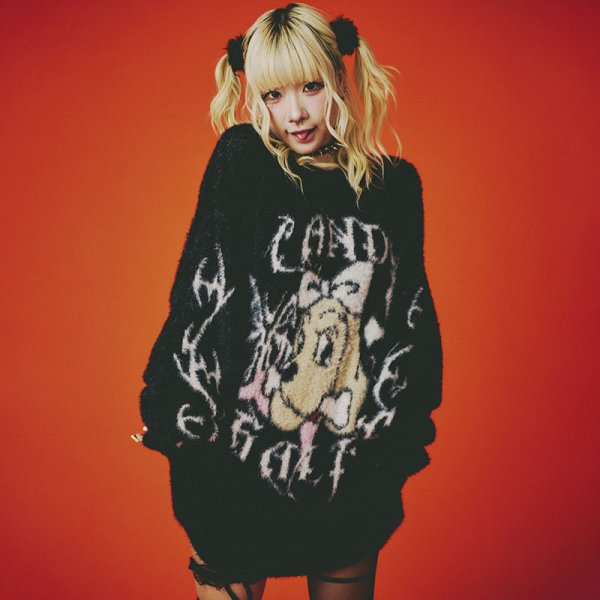 画像1: CANDY GALFY(キャンディーガルフィー) “ふわふわダークキャンディーニット” (1)