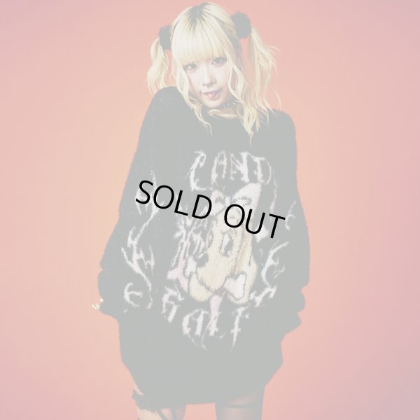 画像1: CANDY GALFY(キャンディーガルフィー) “ふわふわダークキャンディーニット” (1)