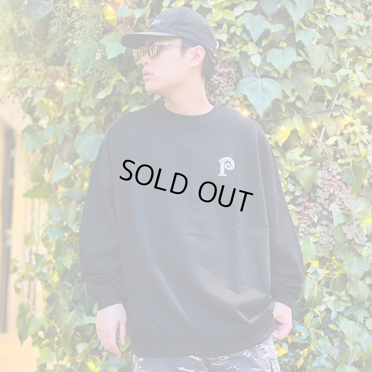 画像9: PeeTee. (ピーティー) “PEE LOGO WIDE CREW SWEAT” (9)