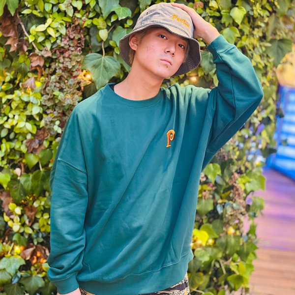 画像9: PeeTee. (ピーティー) “PEE LOGO WIDE CREW SWEAT” (9)