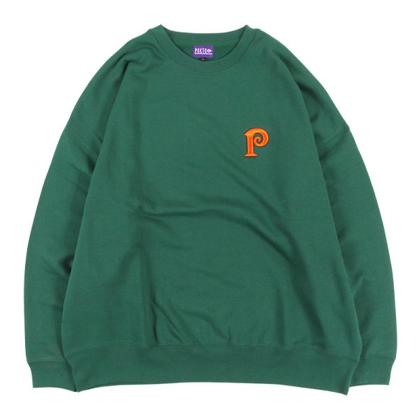 画像1: PeeTee. (ピーティー) “PEE LOGO WIDE CREW SWEAT” (1)