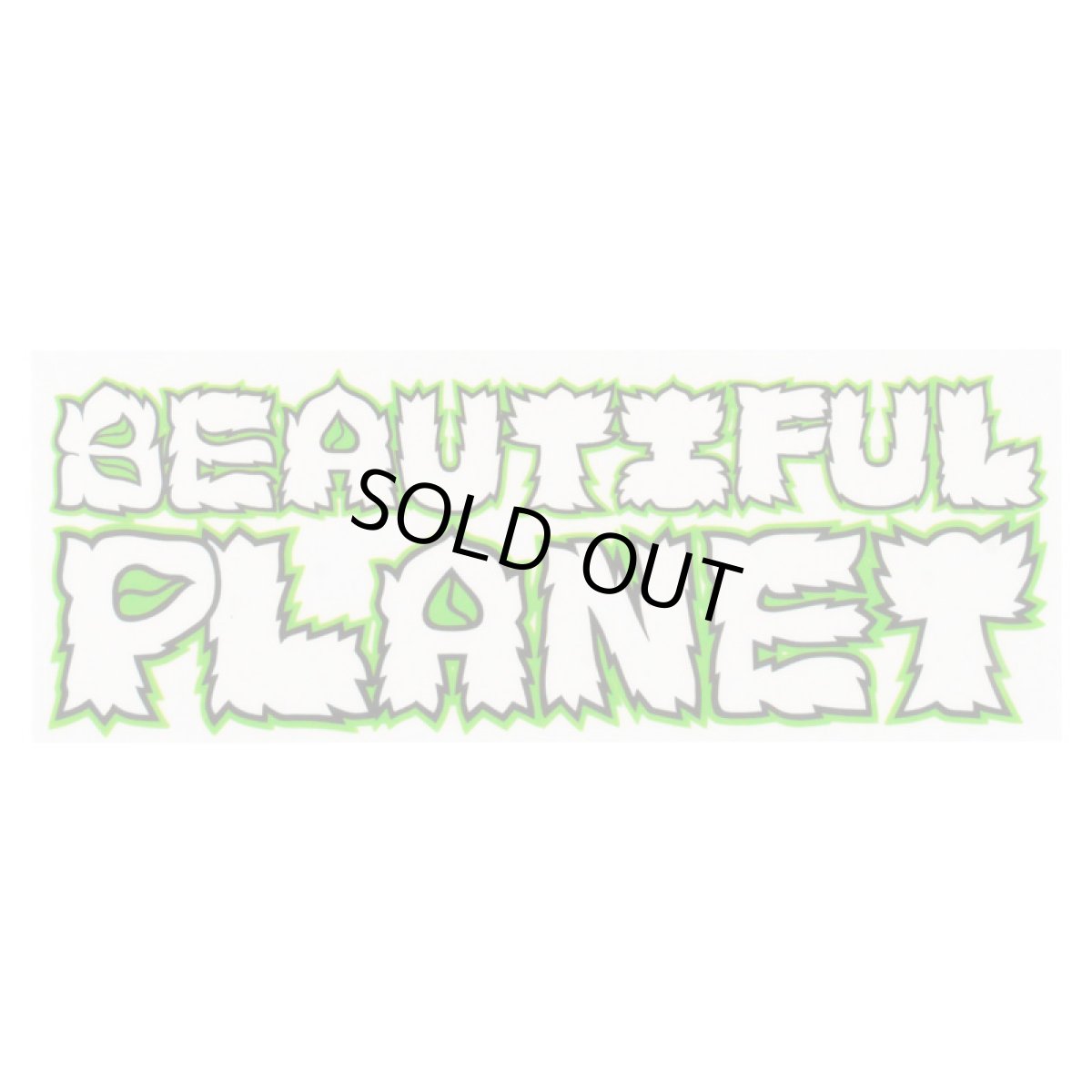 画像1: BEAUTIFUL PLANET (ビューティフルプラネット) “FONT STICKER” (1)