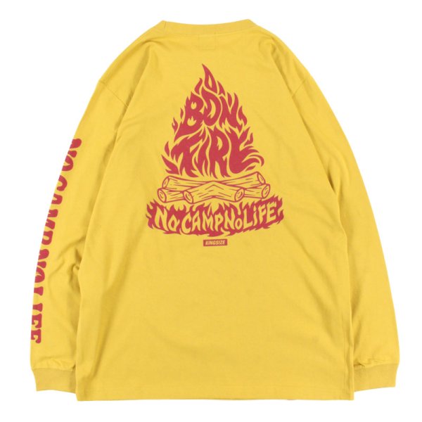 画像3: 【2025.10.16再入荷】KINGSIZE（キングサイズ）“BON FIRE L/S TEE” (3)