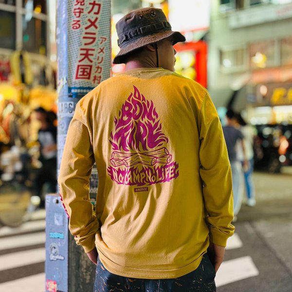 画像12: 【2025.10.16再入荷】KINGSIZE（キングサイズ）“BON FIRE L/S TEE” (12)