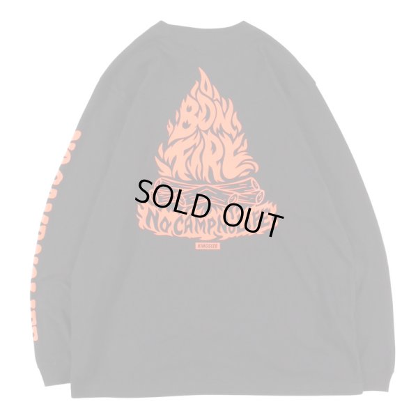 画像3: 【ラストXXLのみ】【2025.10.16再入荷】KINGSIZE（キングサイズ）“BON FIRE L/S TEE” (3)
