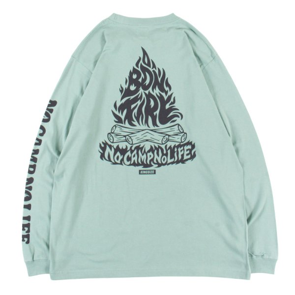 画像3: 【2025.10.16再入荷】KINGSIZE（キングサイズ）“BON FIRE L/S TEE” (3)