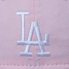 画像7: 【チャイルド】NEWERA（ニューエラ）“Child 9TWENTY ロサンゼルス・ドジャース ピンク × ホワイト” (7)