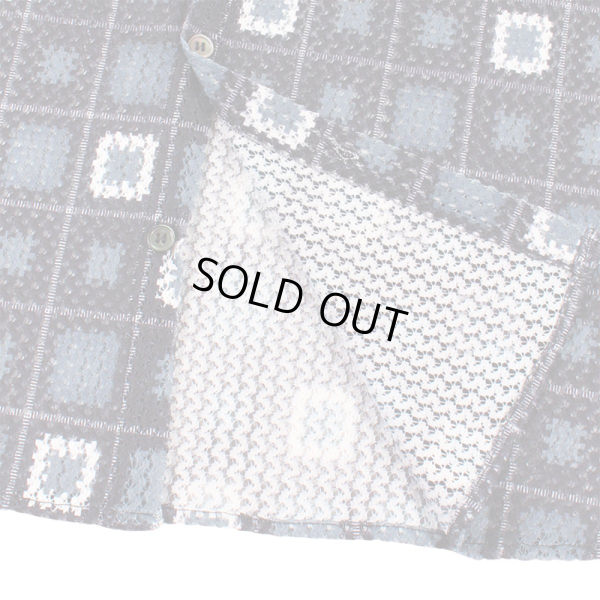 画像5: 【ラストXLのみ】PeeTee. (ピーティー) “CROCHET SHEER L/S SHIRTS” (5)