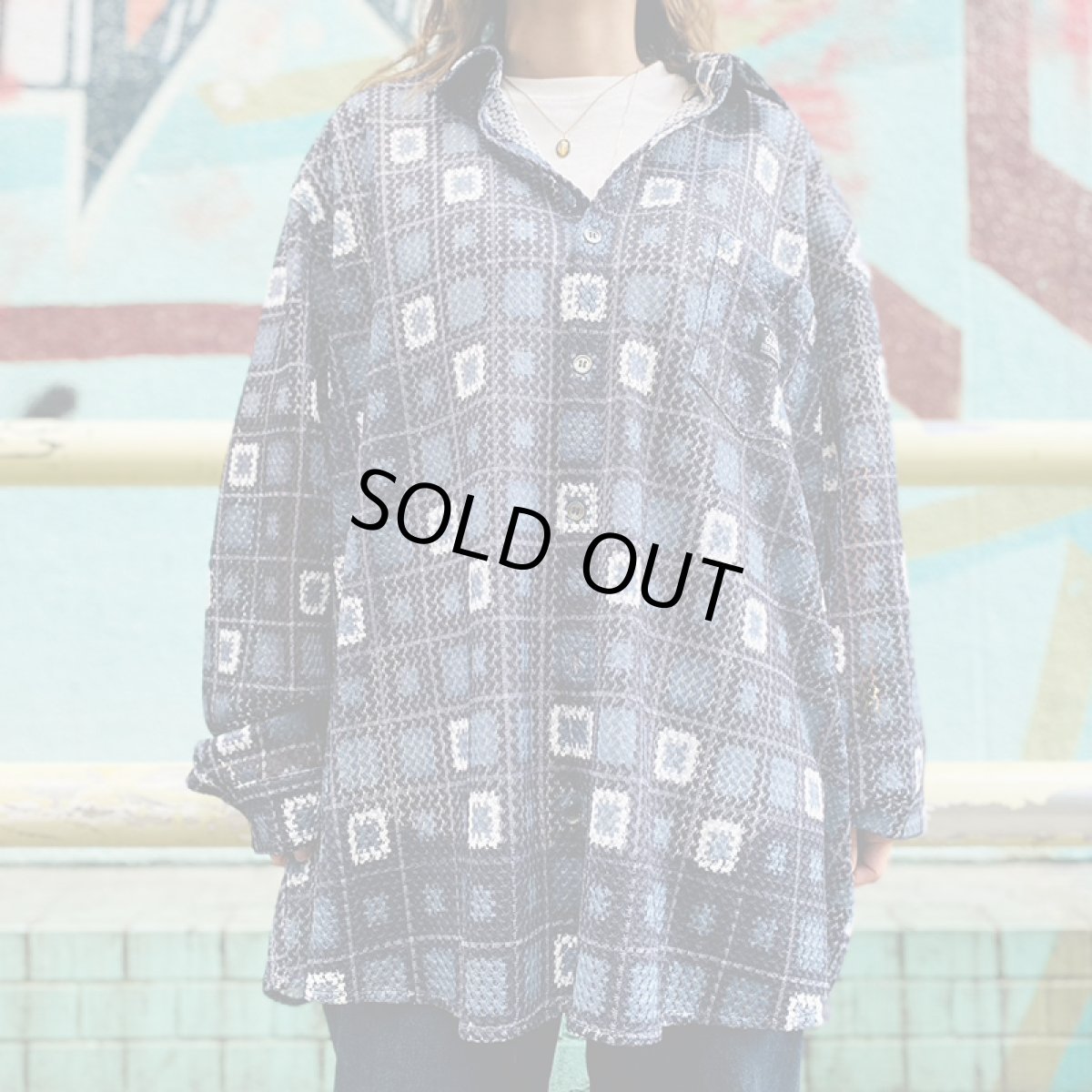画像11: 【ラストXLのみ】PeeTee. (ピーティー) “CROCHET SHEER L/S SHIRTS” (11)