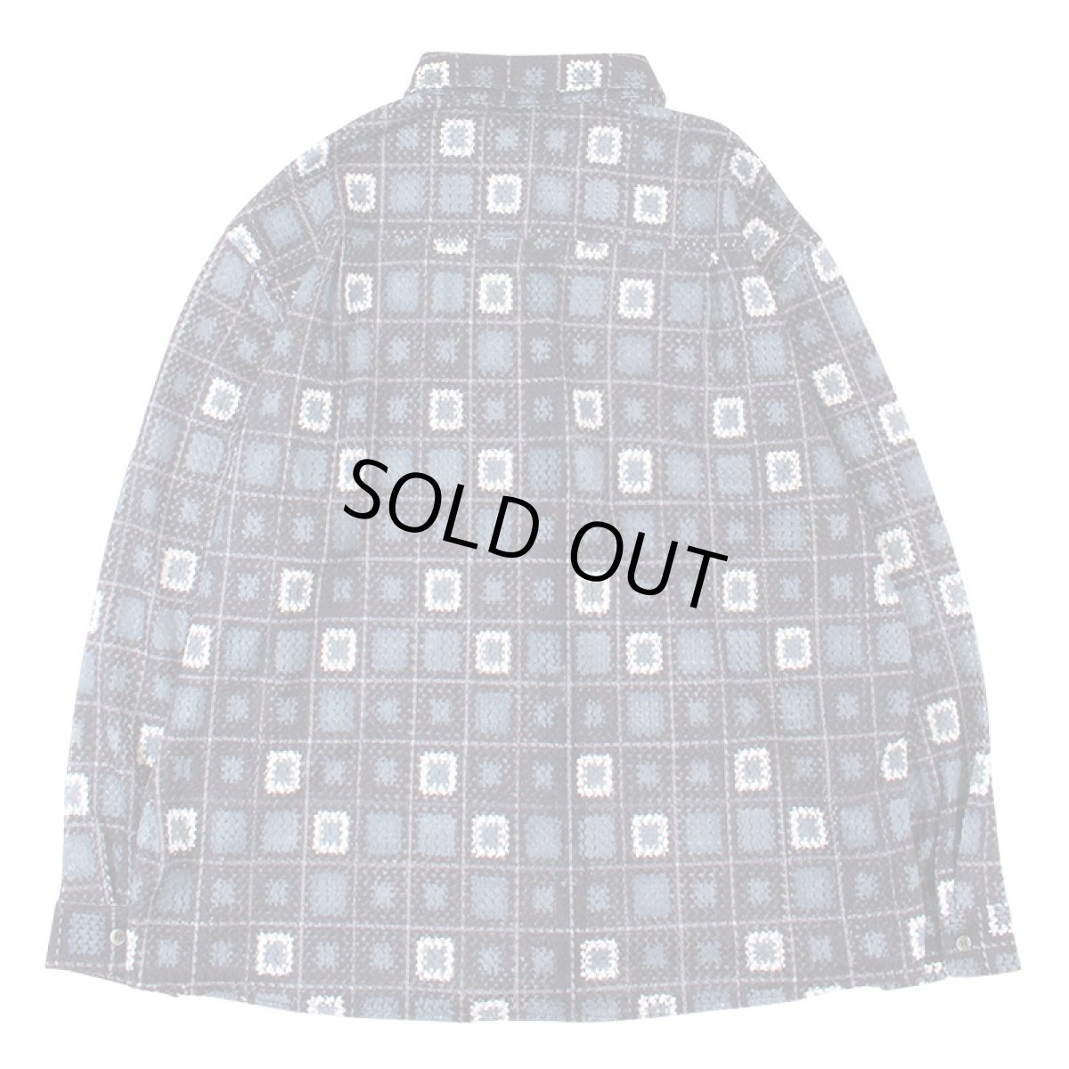 画像2: 【ラストXLのみ】PeeTee. (ピーティー) “CROCHET SHEER L/S SHIRTS” (2)