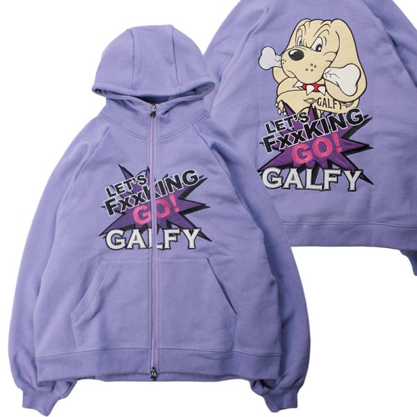 画像1: GALFY(ガルフィー) “LFG!! ジップパーカー” (1)