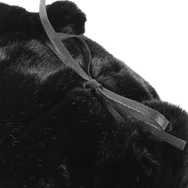 画像9: KANGOL（カンゴール） “BLACK FAUX FUR TRAPPER” (9)