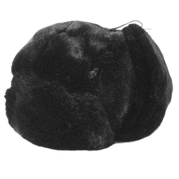 画像2: KANGOL（カンゴール） “BLACK FAUX FUR TRAPPER” (2)