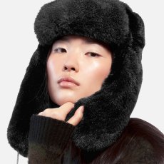 画像16: KANGOL（カンゴール） “BLACK FAUX FUR TRAPPER” (16)