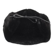 画像5: KANGOL（カンゴール） “BLACK FAUX FUR TRAPPER” (5)