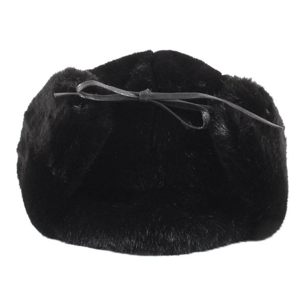 画像5: KANGOL（カンゴール） “BLACK FAUX FUR TRAPPER” (5)