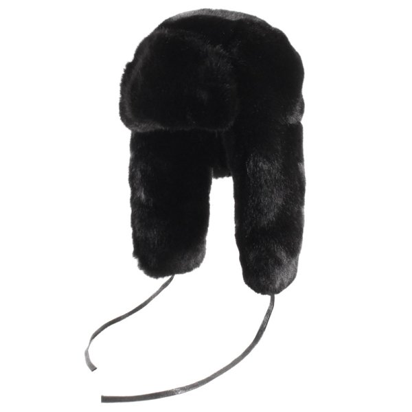 画像12: KANGOL（カンゴール） “BLACK FAUX FUR TRAPPER” (12)