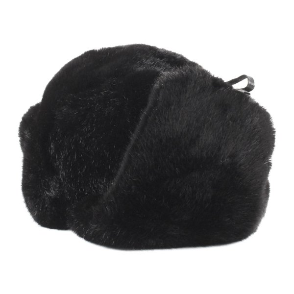 画像4: KANGOL（カンゴール） “BLACK FAUX FUR TRAPPER” (4)