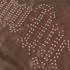 画像11: FUBU（フブ） “FAUX LEATHER STUDS PATCH JACKET” (11)