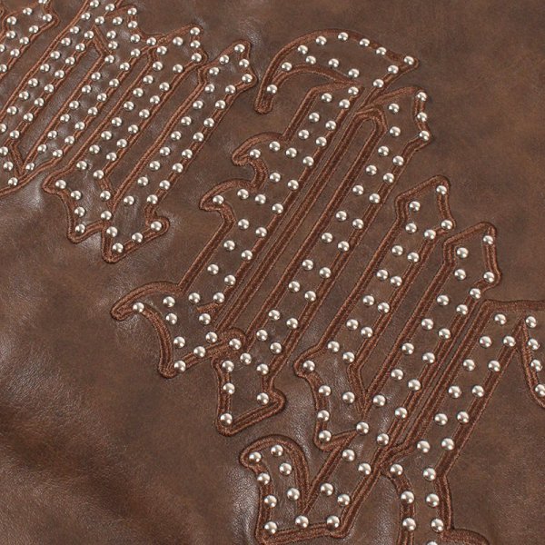 画像11: FUBU（フブ） “FAUX LEATHER STUDS PATCH JACKET” (11)