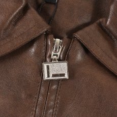 画像6: FUBU（フブ） “FAUX LEATHER STUDS PATCH JACKET” (6)