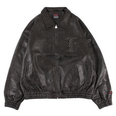 画像3: FUBU（フブ） “FAUX LEATHER STUDS PATCH JACKET” (3)